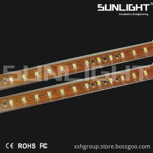 120 leds/m flexible led lighting strip SMD3528/5050 with IP20/65/67/
